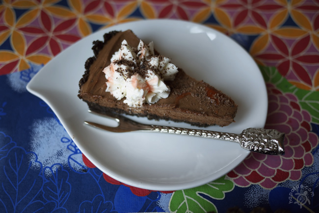 Permalink to: French Silk Chile Chai Chocolate Pie Slice