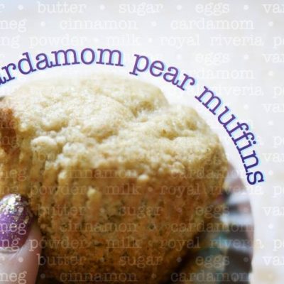 Cardamom Pear Muffins