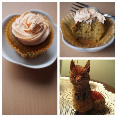 Pumpkin Cupcakes with Cream Cheese Frosting