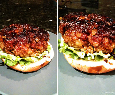Soy-Glazed Burger (てり焼きバーガー)