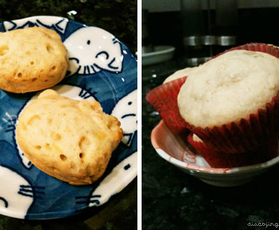 Banana & Cream Cheese Muffins