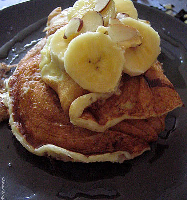 Buttermilk Banana Pancakes