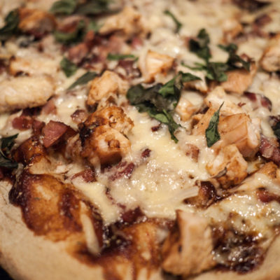 Grilled Barbeque Chicken Pizza