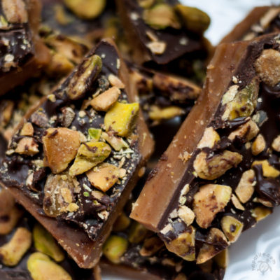 Pistachio Dark Chocolate Toffee