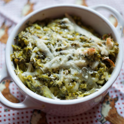 Healthy Spinach Artichoke Dip