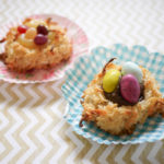 Spring Coconut Macaroon Nests
