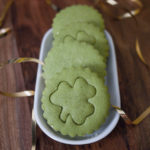 Green Tea Sandwich Cookies with Honey Cream Cheese Filling ♣