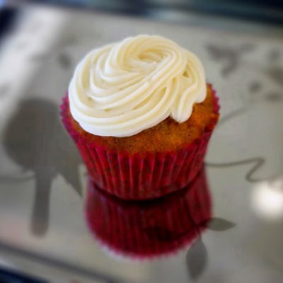 Elly’s Birthday Cupcakes – Carrot Cake with Crystallized Ginger & Dried Apricots