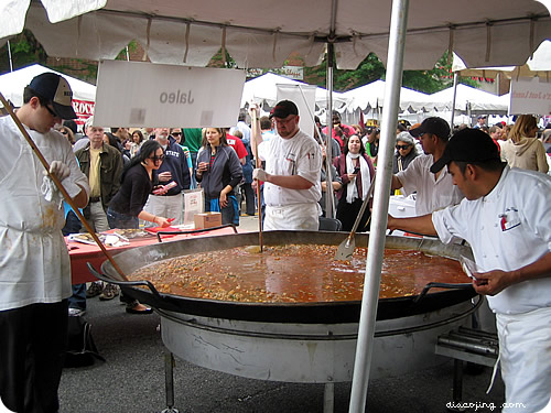 Huge Pot of Paella at Jaleo!