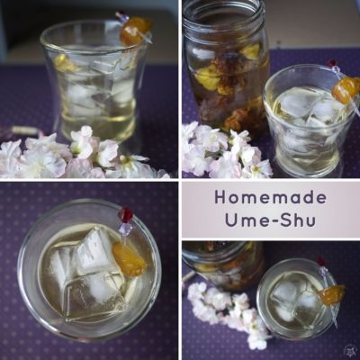 Homemade Ume Shu (Plum Liqueur)