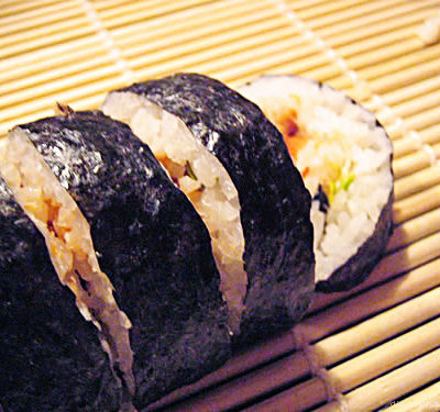 Unagi Maki, Inari, and Onigiri